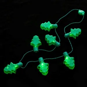 Weihnachtsbaum LED Lichterkette leuchtende Halskette Party dekoratives Beleuchtungsset.
