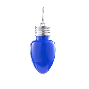 Weihnachten Glühbirne Ohrringe blau Anhänger Mode schöne Party Schmuck Accessoires