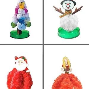 Magischer Kristall wachsende Weihnachtsbaum Spielzeug Desktop Dekoration Set Hauptbild