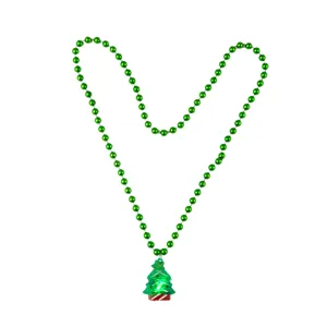 Weihnachtsbaum LED leuchtende Perlenkette Festliche Party Kostüm leuchtender Schmuck