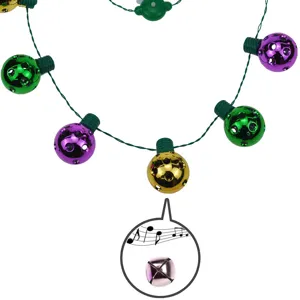 Carnival 9 LED Disco Ball String Lights Party Hanging Ornaments Glowing Festival Decor