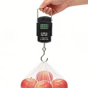 Balance suspendue numérique électronique portable avec écran LCD, cuisine et bagages.
