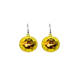 Halloween Kürbis LED leuchtende Ohrringe Party Dekoration Schmuck Requisiten gruselig.