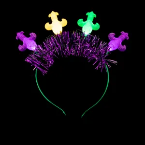 LED leuchtender Karneval Haarreif blinkender Party Haarschmuck Festival Leuchtaccessoire