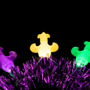 Mardi Gras LED Haarreif bunte blinkende Festival Party Haarreife Feier Deko Artikel
