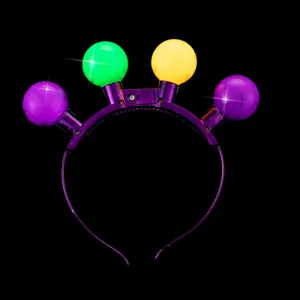 LED Leuchtreifen mit bunten runden Kugeln, ideal für Karneval, Party und festliche Anlässe.