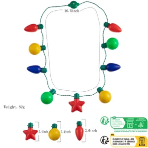 Weihnachts LED Licht Kette für Feiertag Party leuchtende Glühbirne Schmuck leuchtendes Zubehör