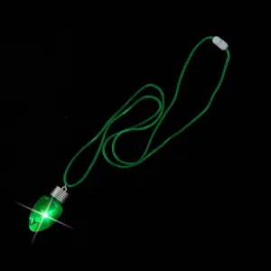 Kerst verlichte groene gloeilamp ketting LED knipperende feest kostuum accessoire cadeau