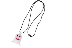 Halloween LED Fantasma Collana Ciondolo Luminoso Festa Costume Gioiello Regalo Idea