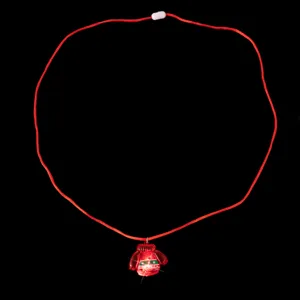 Bellissima collana con ciondolo pullover luminoso LED di Natale accessorio per festa