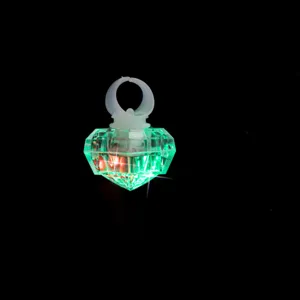 LED blinkendes Leucht-Diamantring-Spielzeug, leuchtendes Party-Detail für Kinder Feiertag Festival.