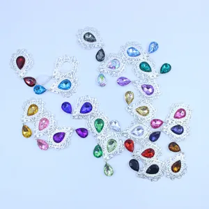 Legering druppel acryl strass bedels voor DIY kleding en sieraden accessoires decoratie.