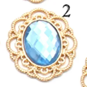 Hollow metal acrylic base tray DIY hair accessory decorative jewelry finding parts and items