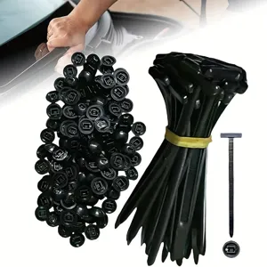 Automotive Universal Cable Tie Buckle Fastener Plastic Push Pin Rivet Clips For Car Mudguard Engine Guard Repair