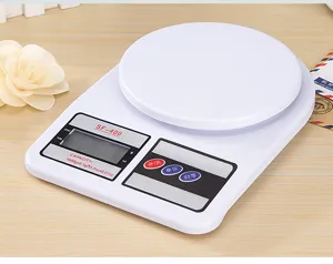 SF400 electronic kitchen scale digital food baking weight tool compact portable device