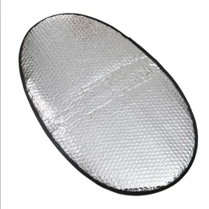 Silver aluminum foil bubble insulation pad for motorcycle seat, waterproof sunshade cover.