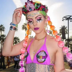 Gemas de cara para festival EDM pegatinas corporales de diamantes de imitación para mujeres