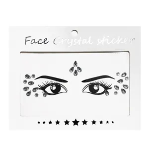 Festival face crystal stickers rhinestone body gems eye makeup temporary tattoo jewels