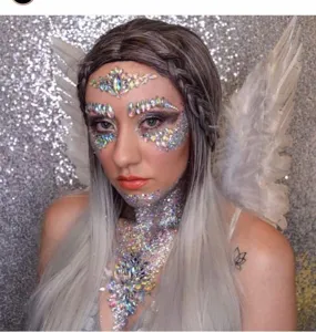 Gemas para la cara de festival diamantes de imitacion pegatinas de cristal fiesta