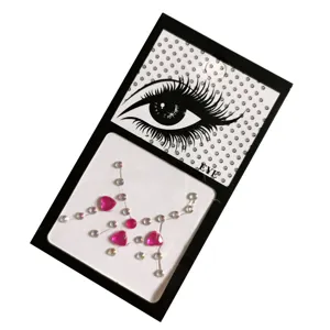 DIY gezicht strass sticker sprankelende kristallen voor oogmake up en voorhoofd decoratie detail