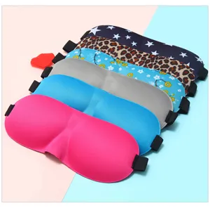 3D konturierte Schlafmaske Set, atmungsaktive Schwamm Augenbinde für reisen komfort.
