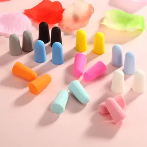 Bunte Schaumstoff Ohrstöpsel weiche Lärmschutz Gehörschutz Schlafstöpsel Set neu