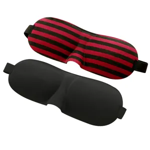 3D konturierte Schlafmaske für erholsamen Schlaf, atmungsaktive Blendschutz Maske