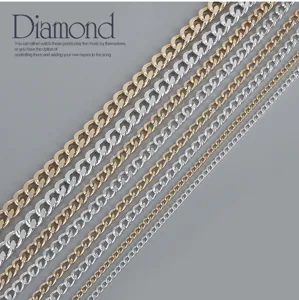 Catene per borse in metallo cinturino di ricambio DIY oro argento accessori per borsa