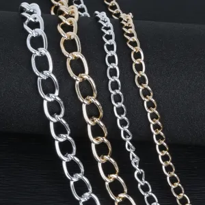 Catena per borsa in metallo accessori oro argento tracolla DIY pezzi di ricambio