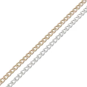 Catene per borse in metallo oro e argento, tracolla rimovibile accessorio fai-da-te.