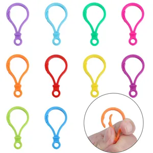 Bunte Acryl Glühbirne Schlüsselanhänger Haken DIY Tasche Anhänger Schlüsselkette Zubehör Schmuckfundstücke Bastelbedarf