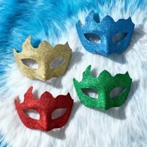 Set maschere glitterate, colorate maschere occhi per festa in costume e carnevale.
