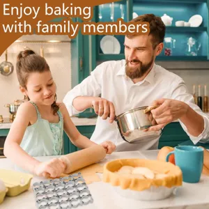 Stainless steel mini goldfish cookie cutter set for baking and fondant DIY cookies main view.