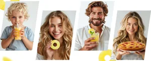 Cortador de piña y herramienta descorazonador estilo de vida con fruta fresca y bebidas.