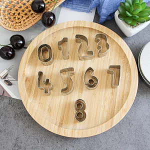 Stainless Steel Number Cookie Cutter Set Metal Fondant Biscuit Mold Baking Tool For Kitchen Home Pastry Decorating