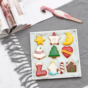 Christmas cookie cutters set holiday biscuit baking molds pastry cookie decorating tools