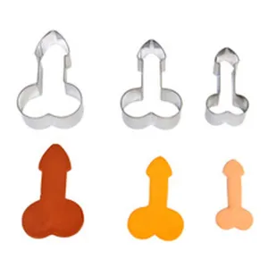 Set di stampi per biscotti in acciaio inossidabile per divertenti creazioni di feste.