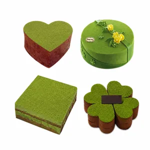 Stainless steel mousse ring cake mold set, perfect for DIY baking pastries, cookies and mini desserts.