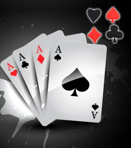 Set di 4 tagliabiscotti in acciaio inossidabile a forma di carte da poker per dolci e pasticceria.