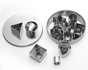 Stainless steel cookie cutter set baking pastry mold kitchen DIY biscuit shapes metal