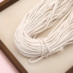 3mm cored cotton rope diy handmade cord decorative lanyard for keychains jewelry accessories
