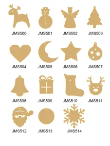 Christmas acrylic mirror wall stickers gold holiday decorative hanging ornament items