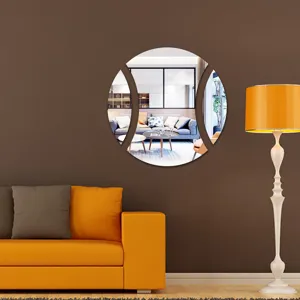 Adesivo Murale Tennis in Acrilico Specchio DIY Decorazione per la Casa Murale Autoadesivo