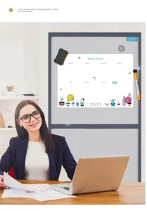 Magnetischer Wochenplaner Whiteboard Kühlschrank Kalender Büro Notiztafel Terminplaner
