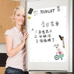 Magnetischer Kühlschrank Whiteboard Kalender Planer Beschreibbare Notiztafel Aufkleber Küche Dekor
