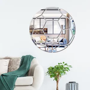 Acrylic Soccer Mirror Wall Stickers DIY Removable Decals For Kids Room Living Room Nursery Home Decor Background Decoration