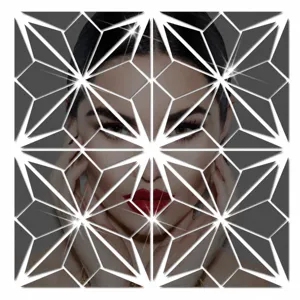 3D Geometric Mirror Wall Sticker Acrylic Crystal Reflection DIY Home Decor Wallpaper Decal