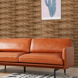 Detailed view of 3D wood grain pattern wall stickers, self-adhesive DIY home decor.