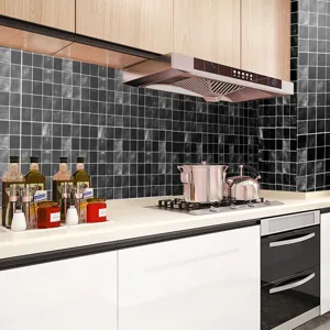 Adesivi per piastrelle mosaico cristallo cucina, decorazione murale impermeabile.
