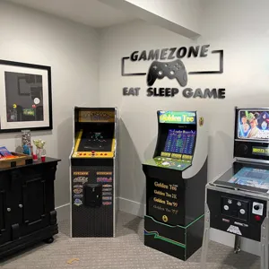 3D Acrylic Game Controller Wall Sticker Gamer Zone Room Decor Self-Adhesive Art